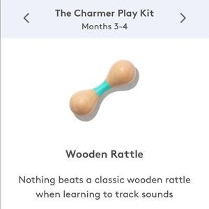 LOVEVERY Wooden Rattle